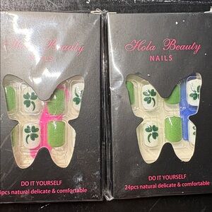 Two (2) Sets of Press on Nails